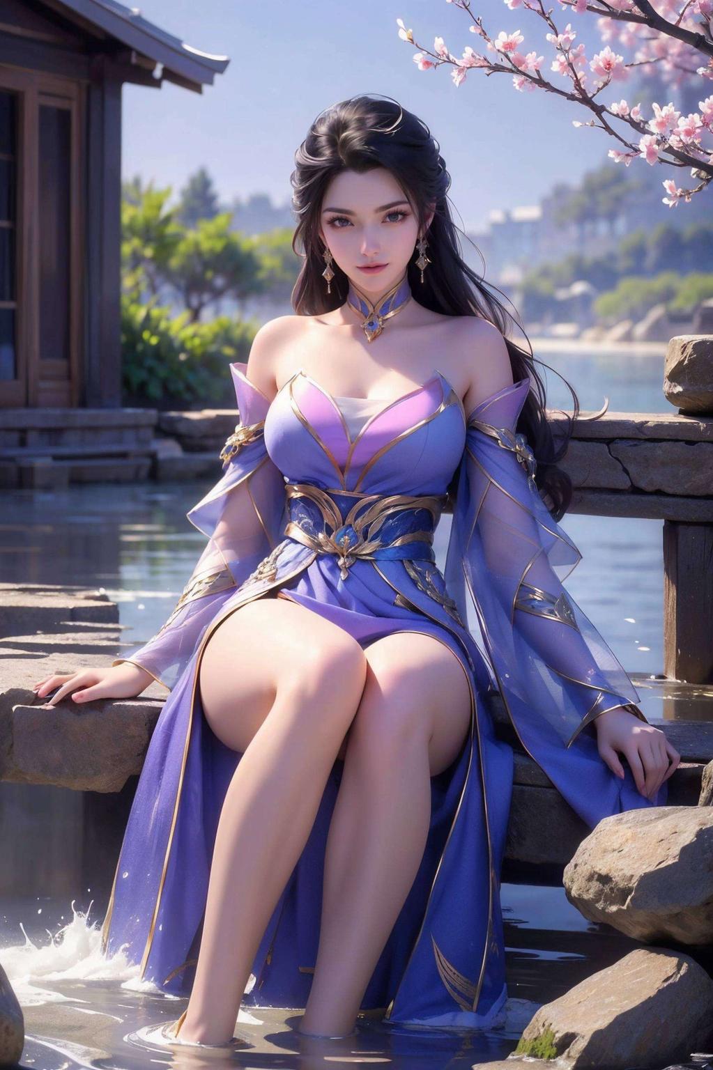 楚灵玉仙气十足简直是手机桌面的一道亮丽风景线！