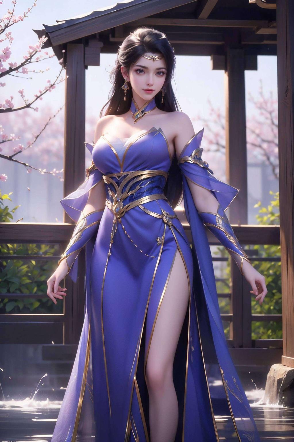 静谧之美映屏而来黑衣楚灵玉