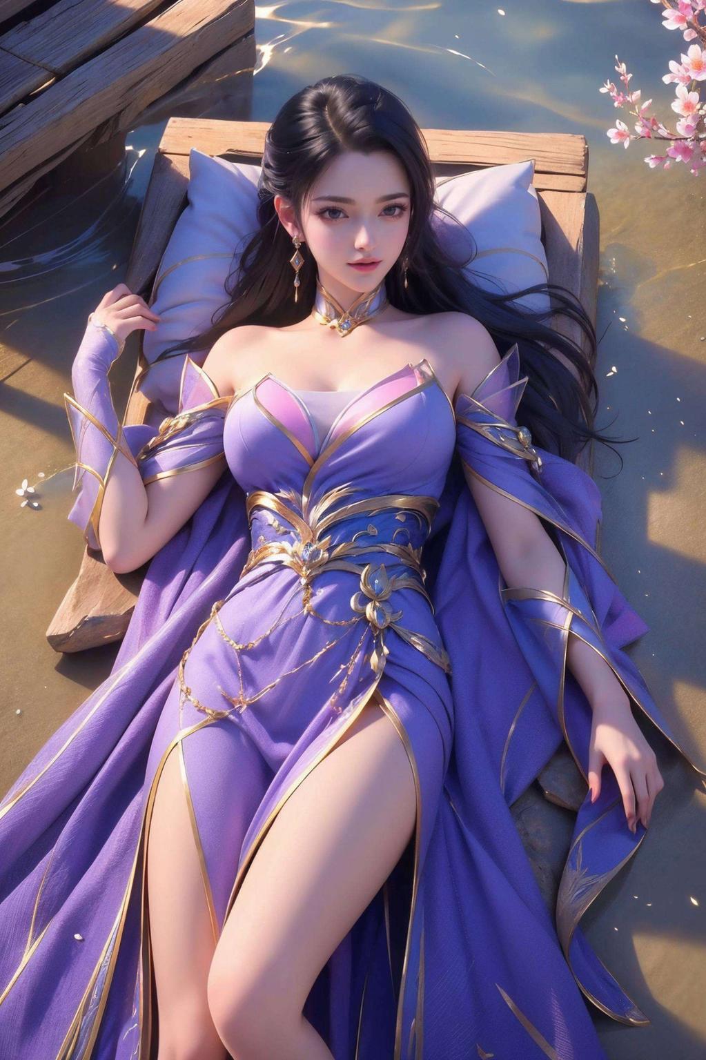 高清细腻紫色梦幻