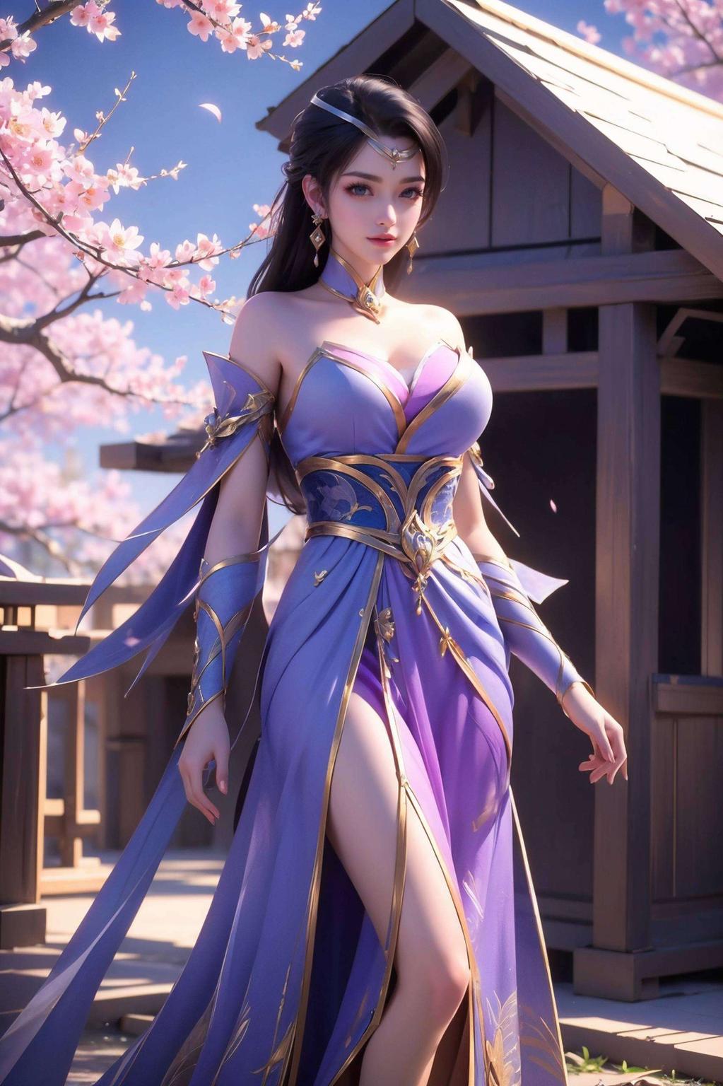 楚灵玉轻盈舞动细节精致入微