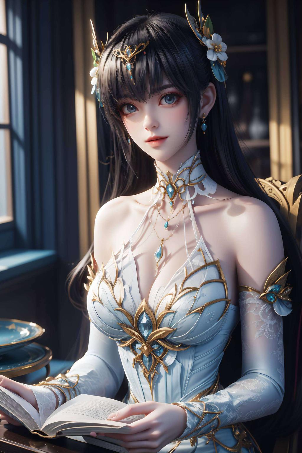 灵动的眼神主角是来自《神印王座》的枫玲儿！看这细腻的笔触