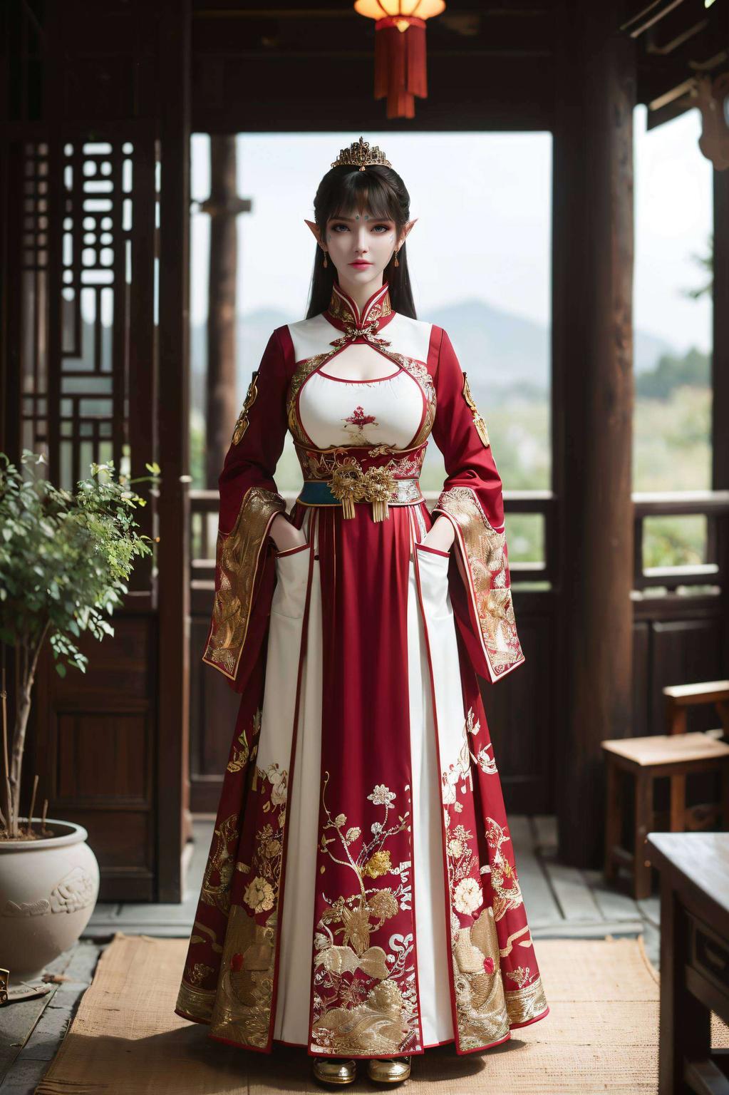 凤清儿的美艳与灵动让你的手机瞬间变身艺术品！