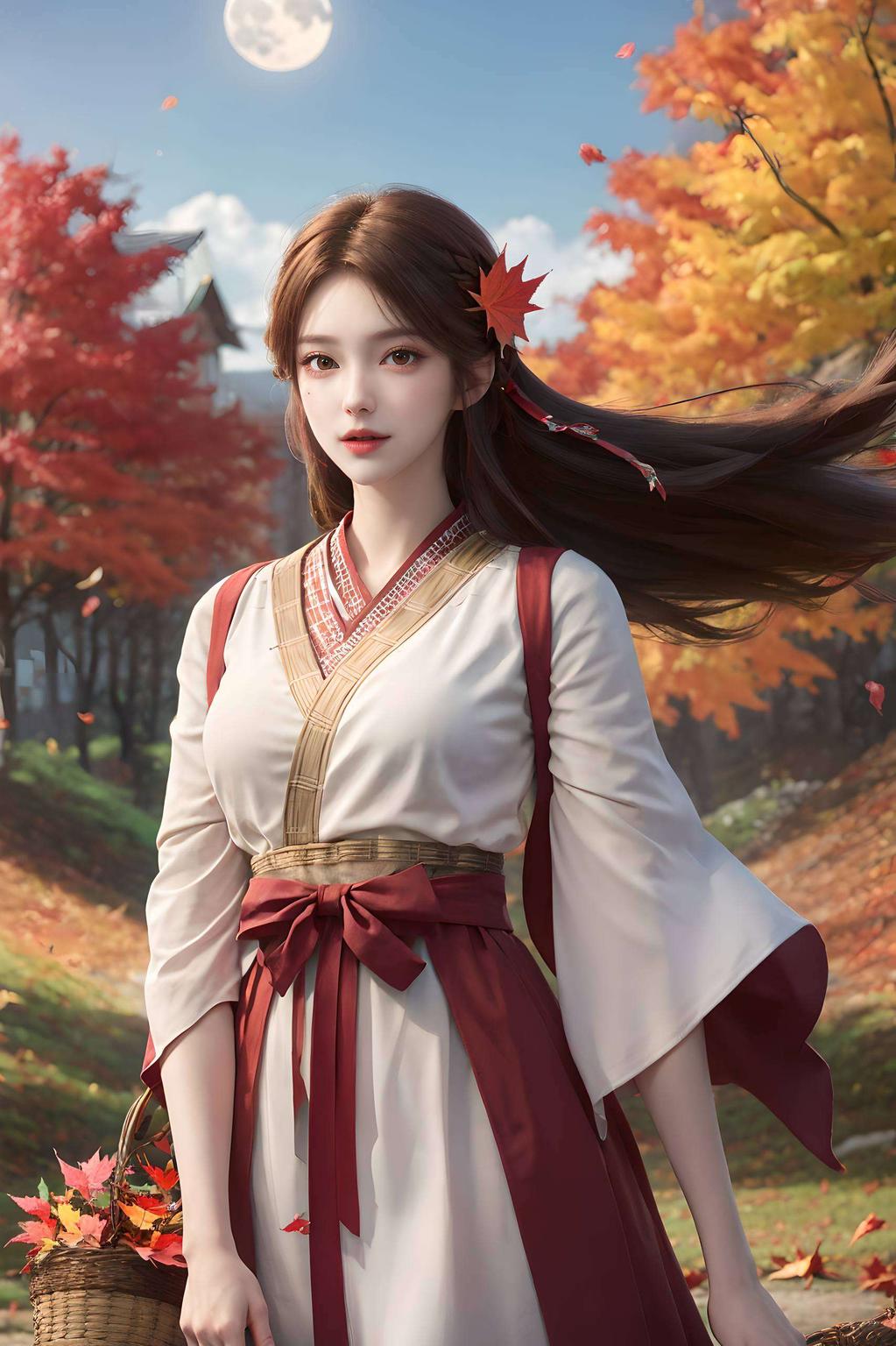 壁纸细节精致她笑得如花绽放