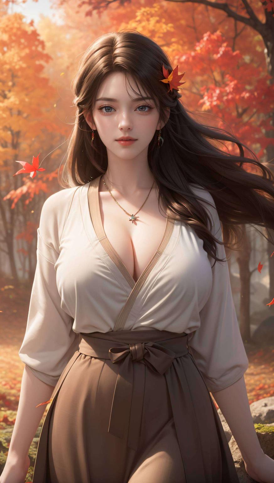 火灵儿的美眸如星辰红衣飘舞在圣墟之中