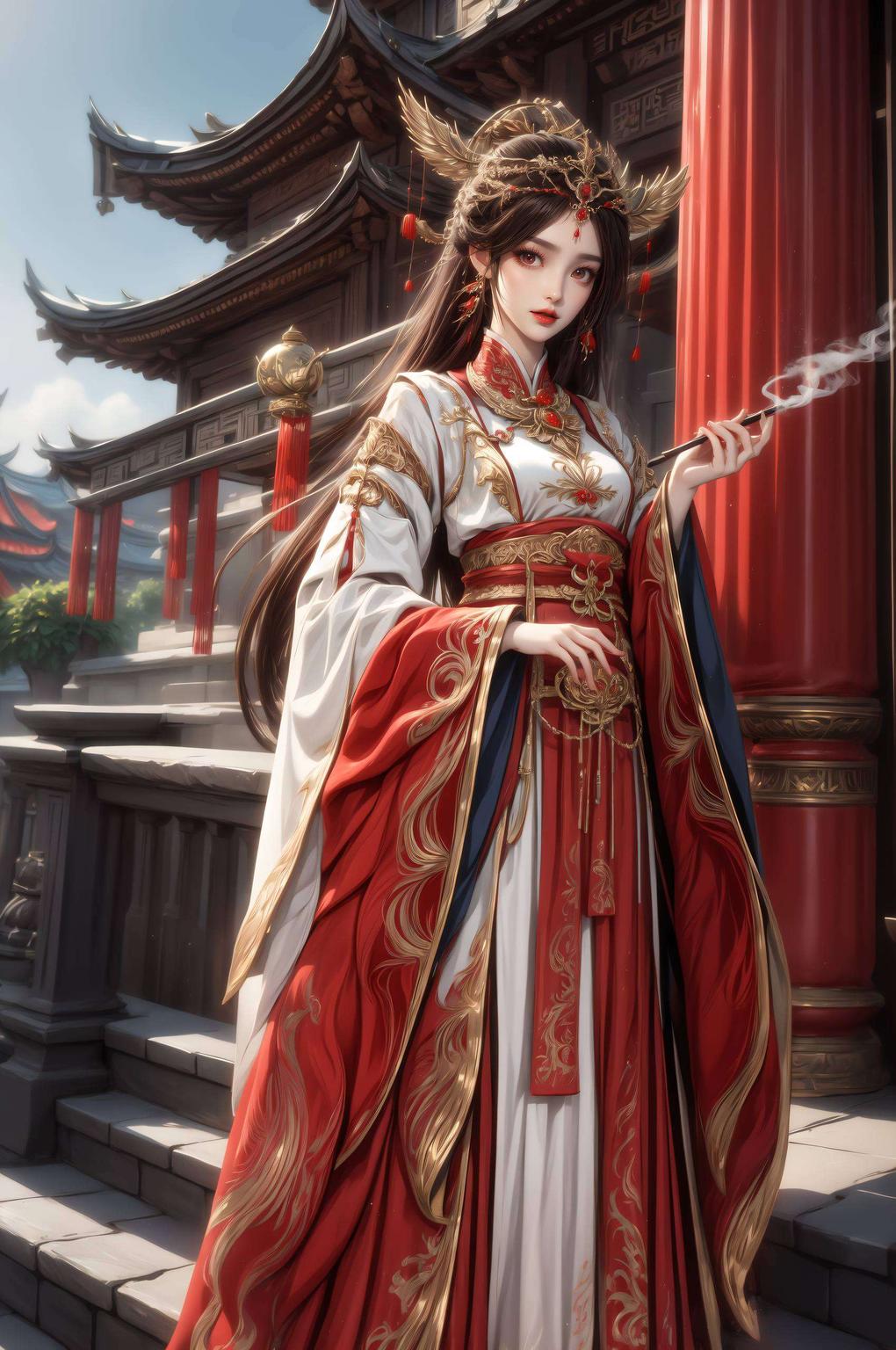 这款静态护眼古风壁纸细腻笔触勾勒出古典韵味