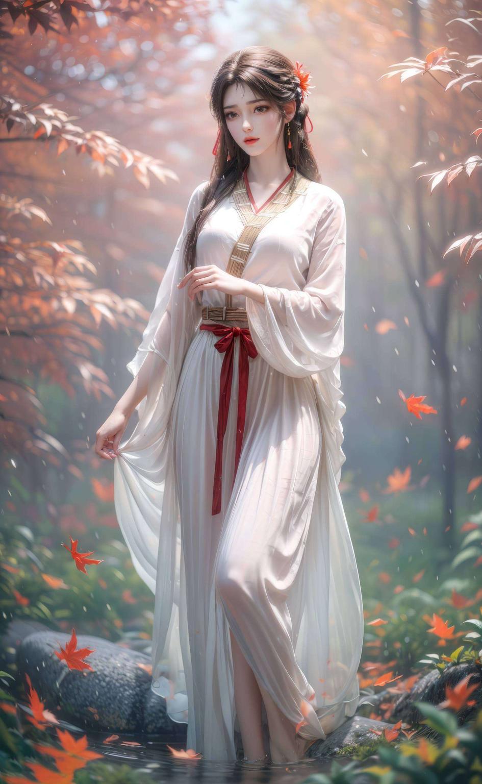 高清动漫火灵儿竖屏壁纸安卓ins风