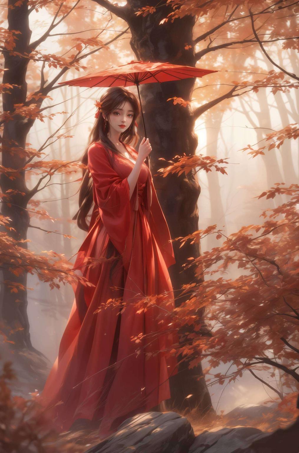 感受国漫魅力火灵儿与荒壁纸