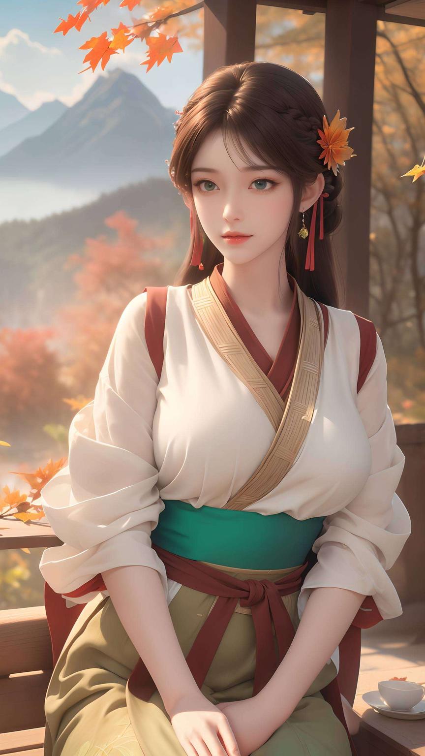 灵动神韵火灵儿8K高清壁纸