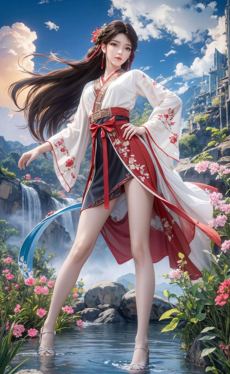 绝对免费哦！看这款石昊和火灵儿拥抱的壁纸简直浪漫到不行！快来下载