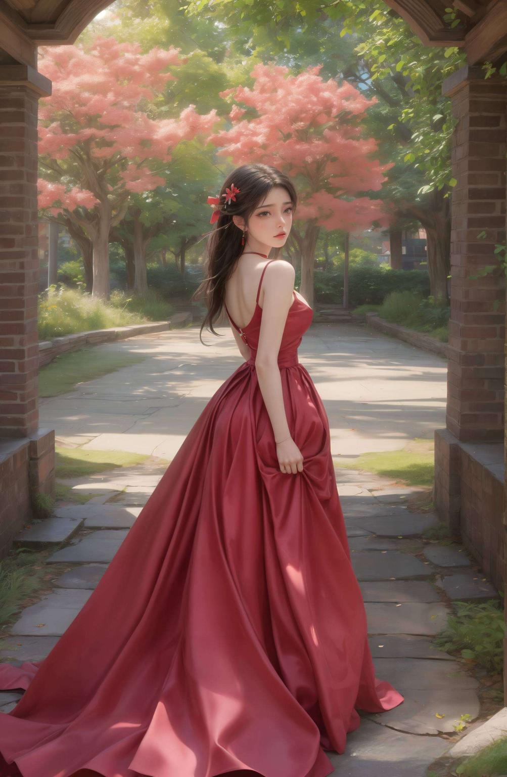 火灵儿与石昊相依高清壁纸映出深情瞬间