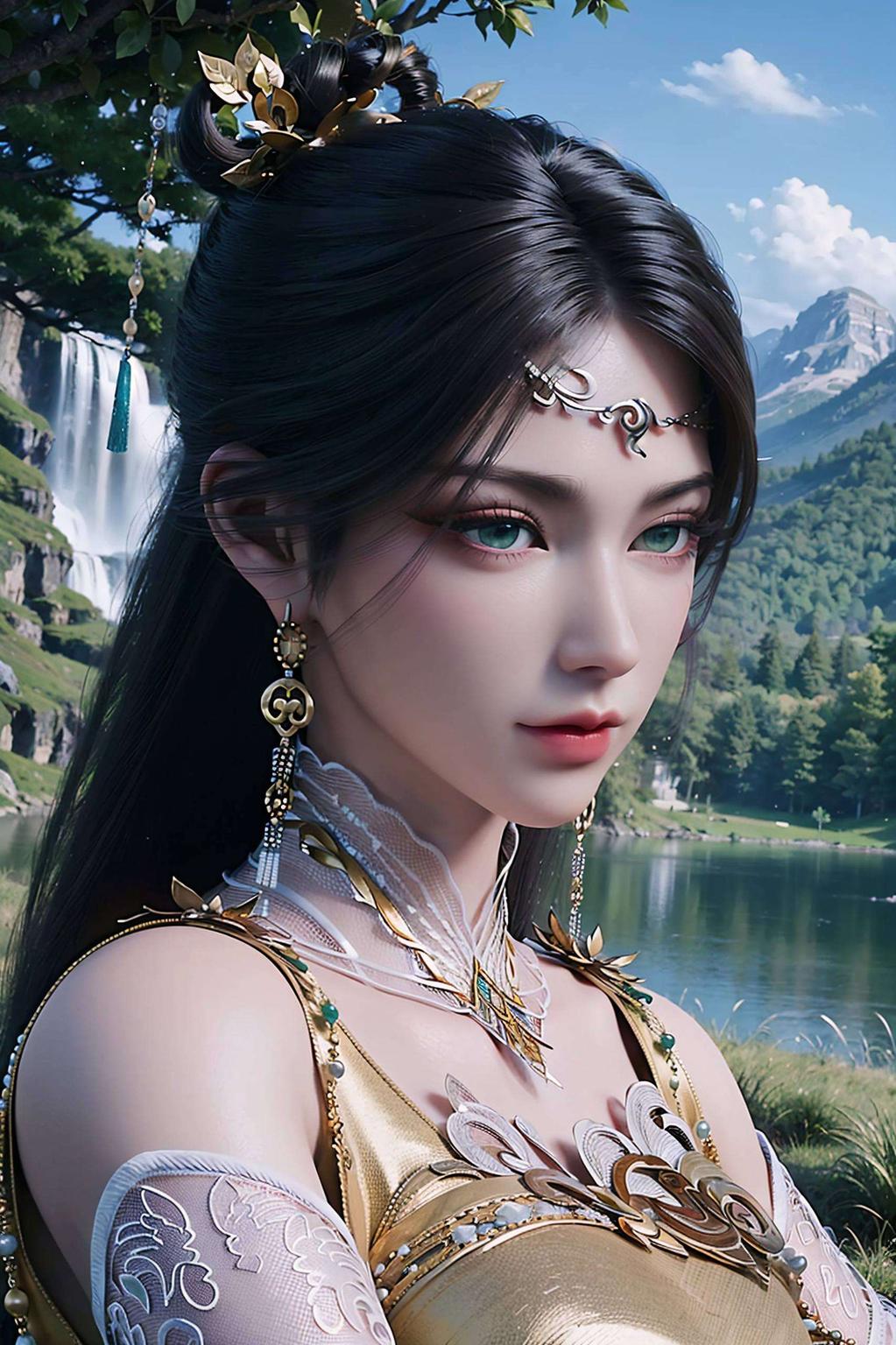 高清锁屏壁纸金瓶儿校服风