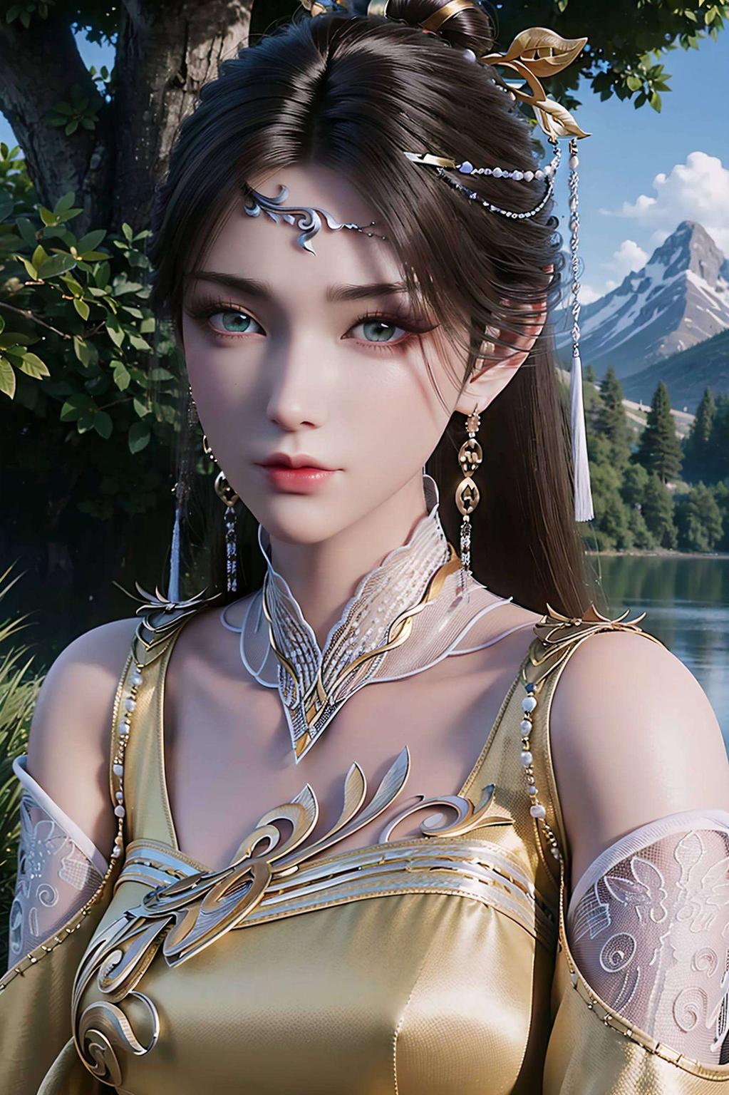 金瓶儿灵动可爱