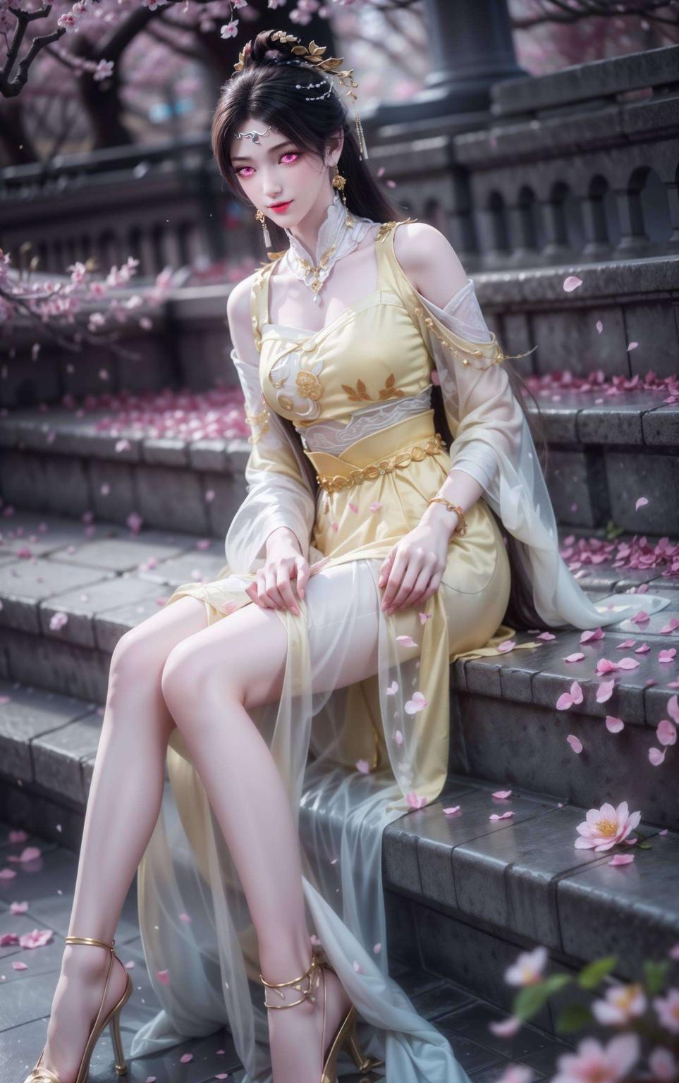 苹果桌面瞬间焕新金瓶儿coser出击！这款壁纸美得让人心动