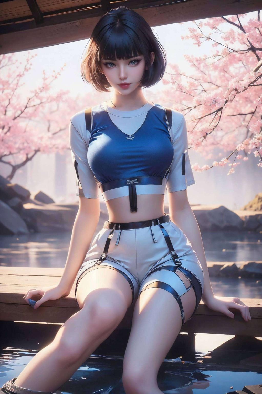 搭配青色姬青的花朵