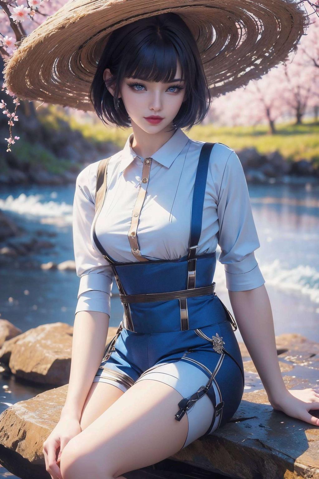 姬青双人桌面风景