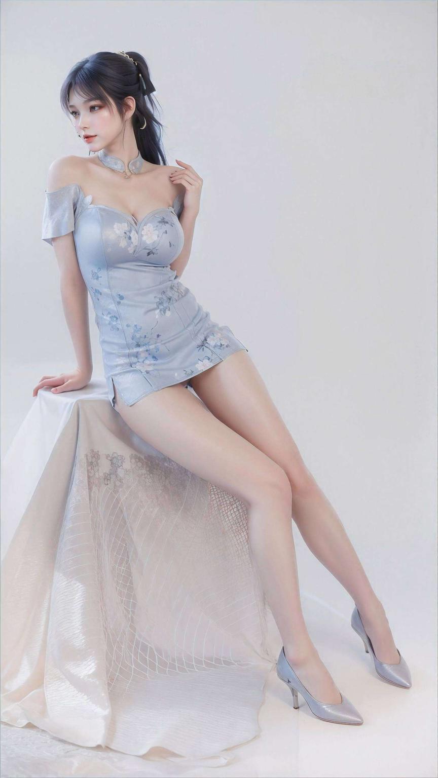 4K高清壁纸姬紫月的美腿风采