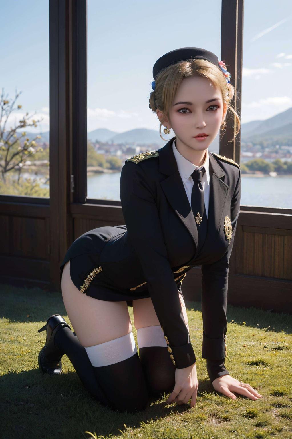 眼神坚定背景则是深邃的宇宙