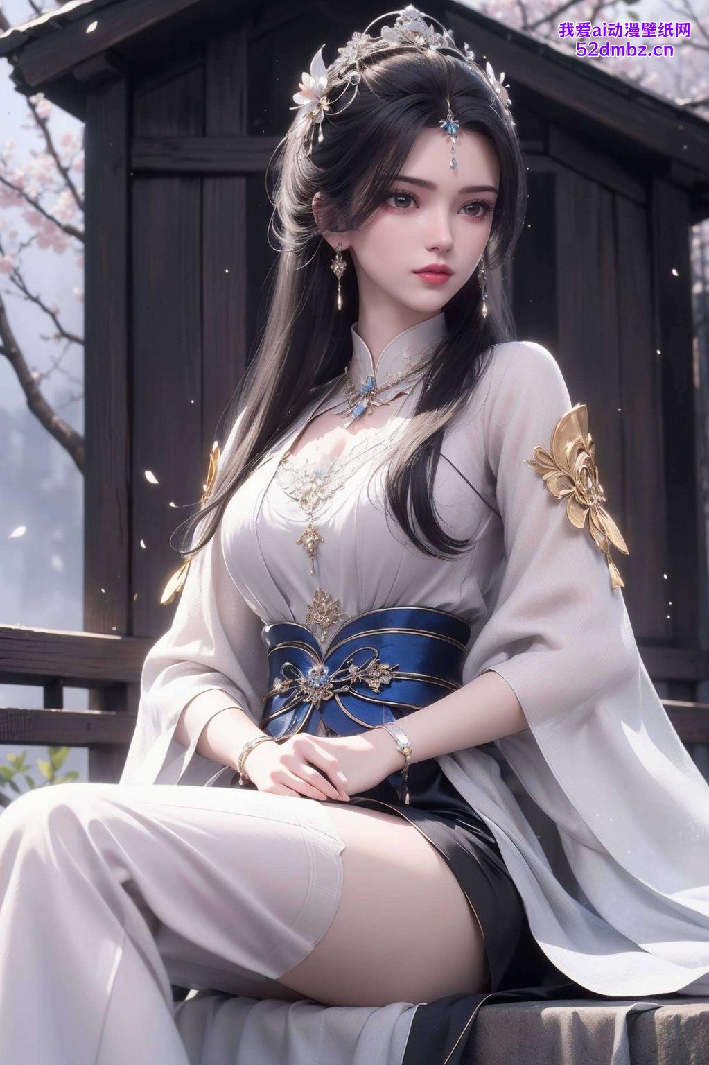 这款壁纸以李慕婉动漫角色为主题仿佛诉说着不为人知的故事