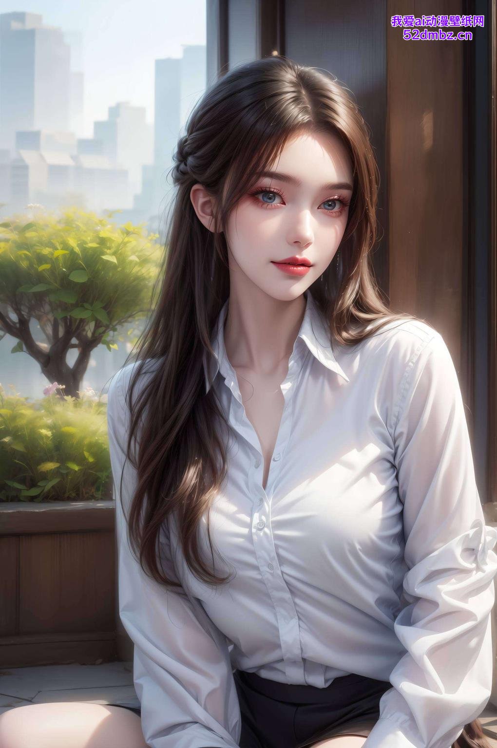 李慕婉身着清新夏装快来看看