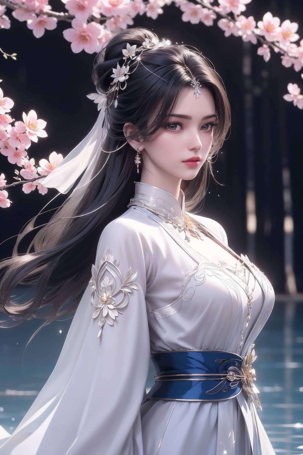 “嘿今天给大家带来一组免费的ipad古风漫画壁纸！看这款李慕婉戴头冠的壁纸