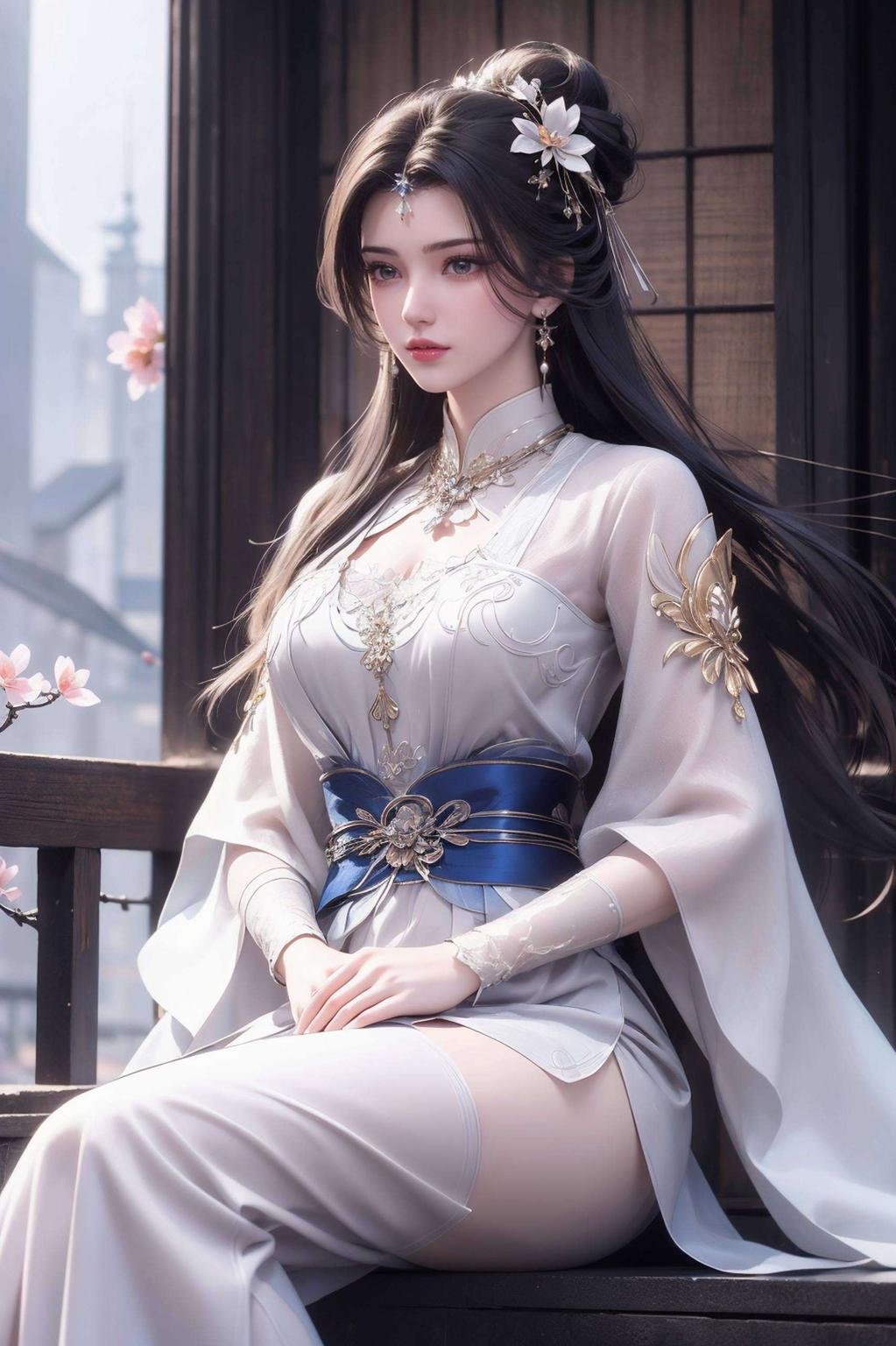 让你的iPad瞬间变身艺术画廊这款李慕婉礼服高清壁纸