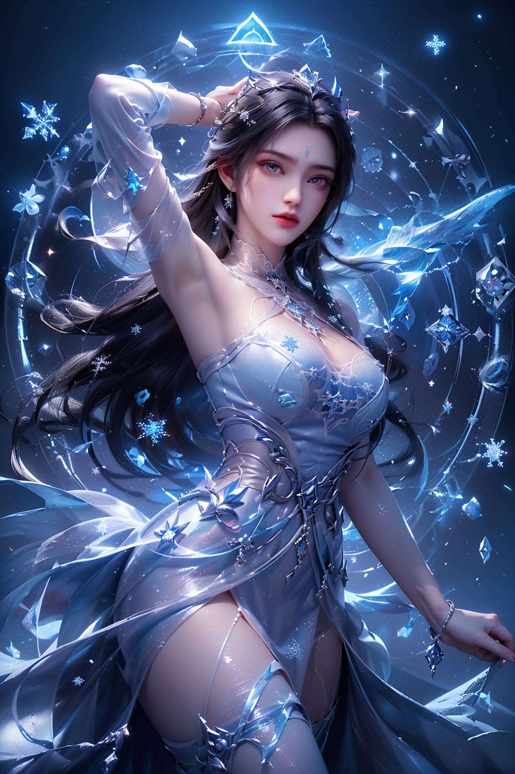 绝美蓝光映衬一触即得