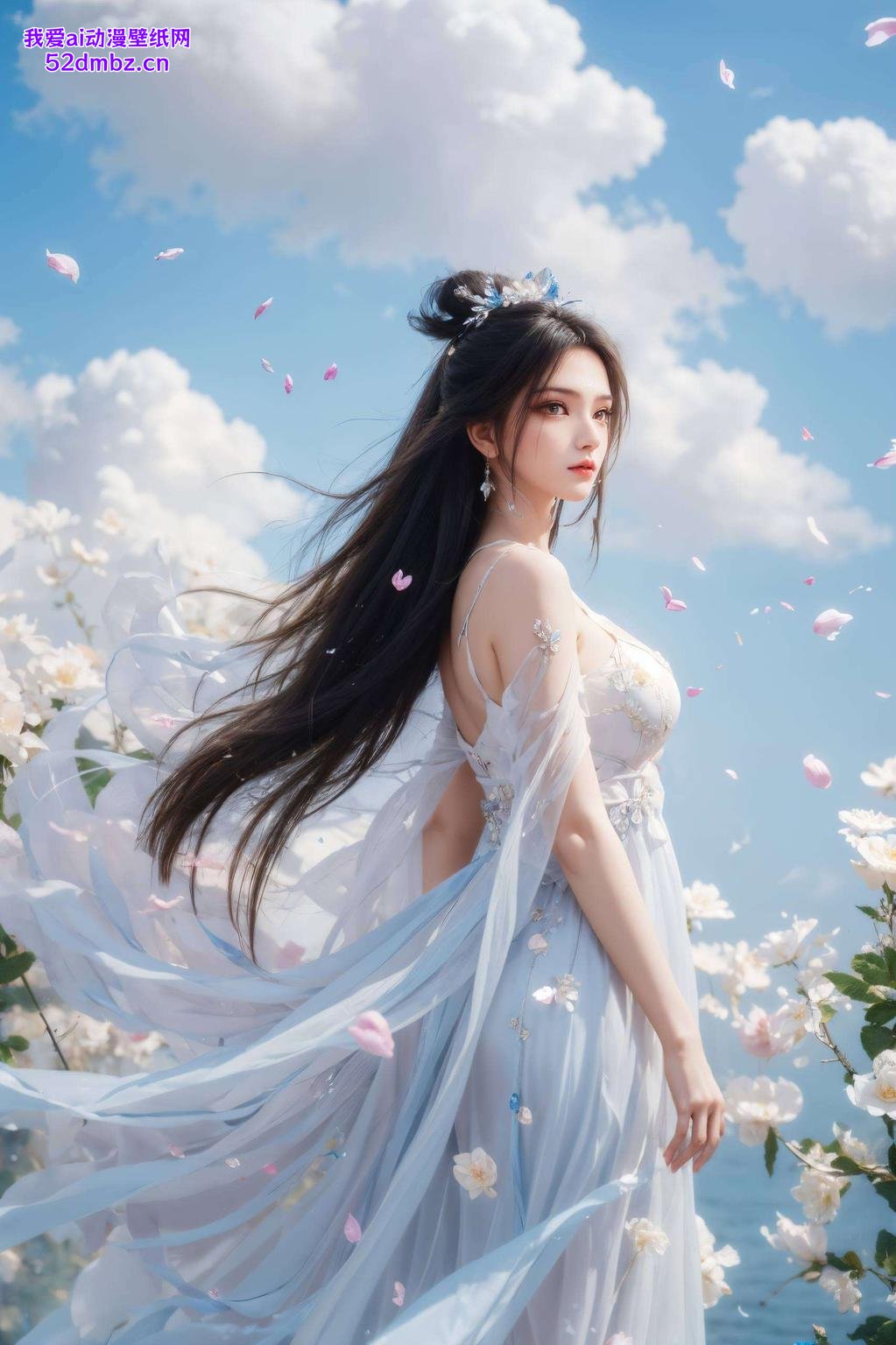 清新画风陆雪琪壁纸唯美绽放