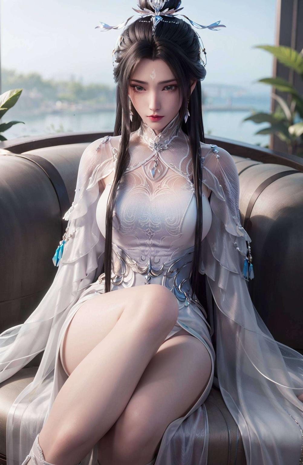 身姿矫健陆雪琪眼神犀利