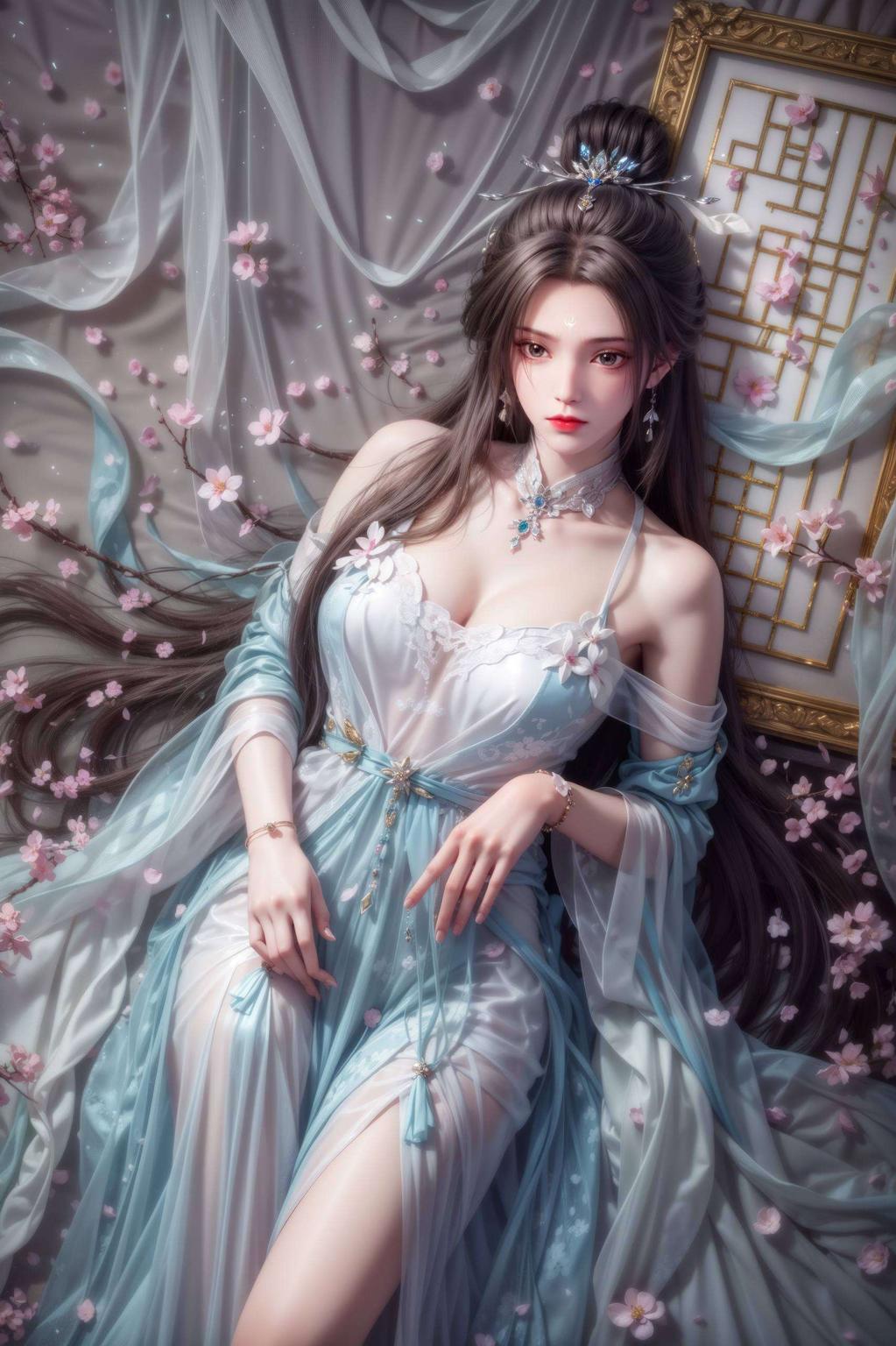 细腻笔触勾勒清冷仙子快来免费下载