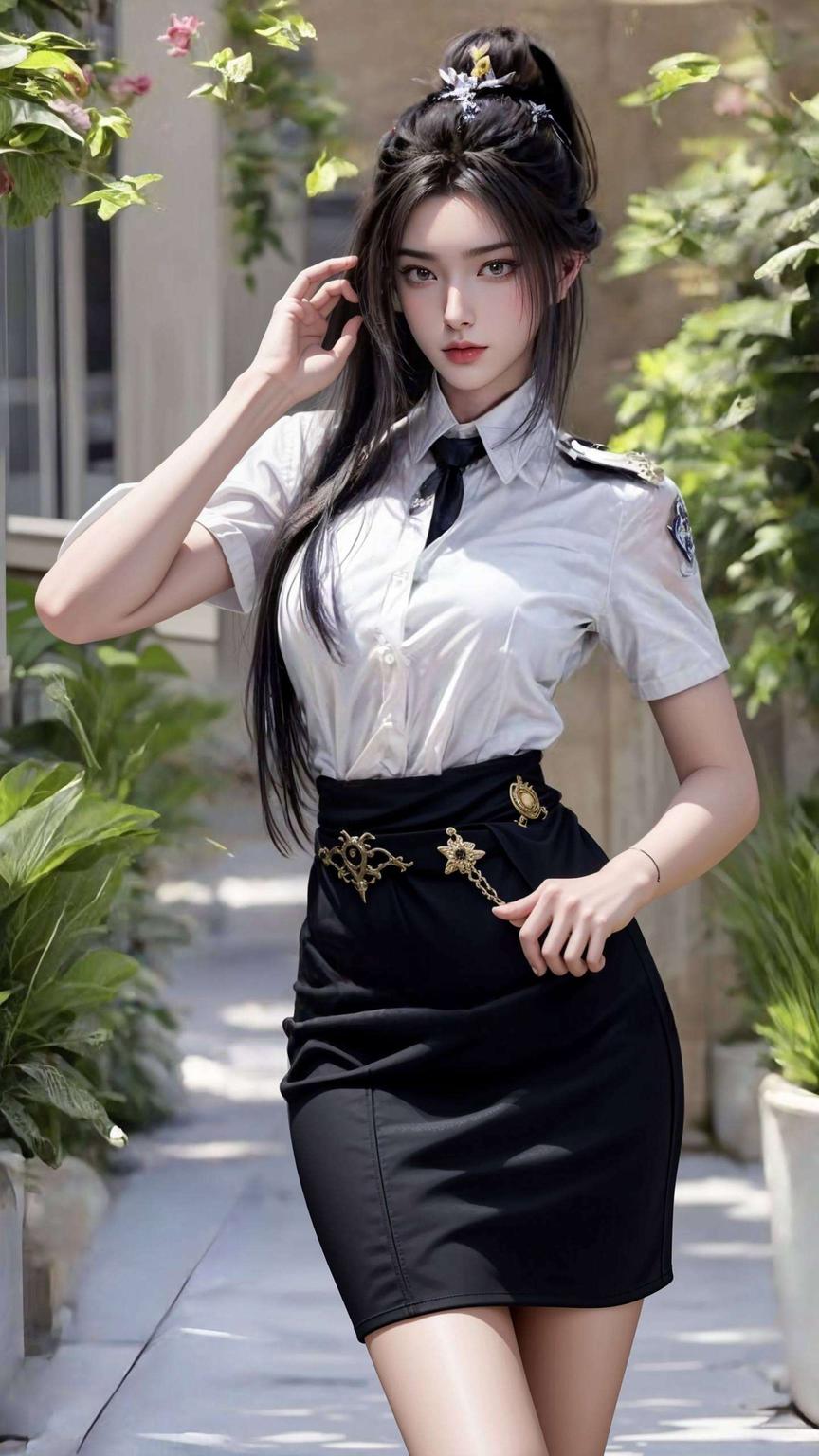 仿佛跃然屏上陆雪琪的动作流畅生动