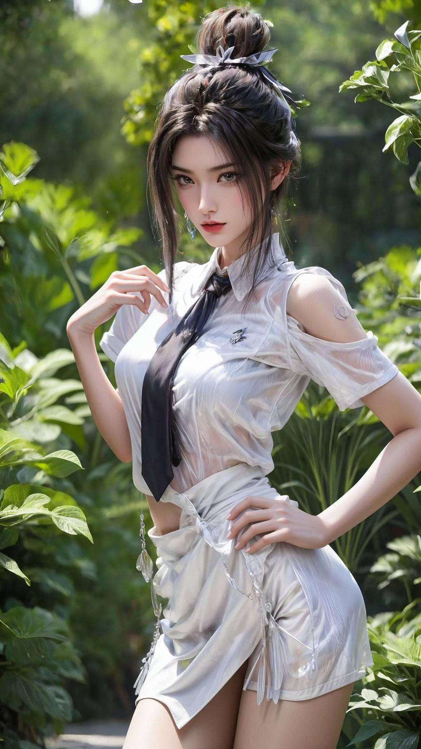 陆雪琪的美貌与气质尽显