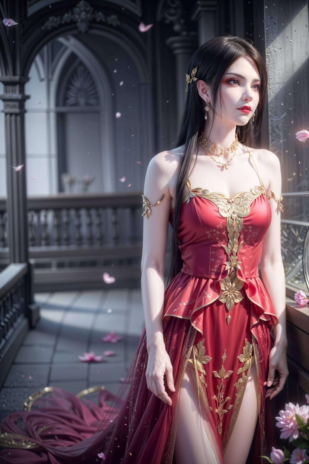 美杜莎魅惑眼神蛇发飘逸