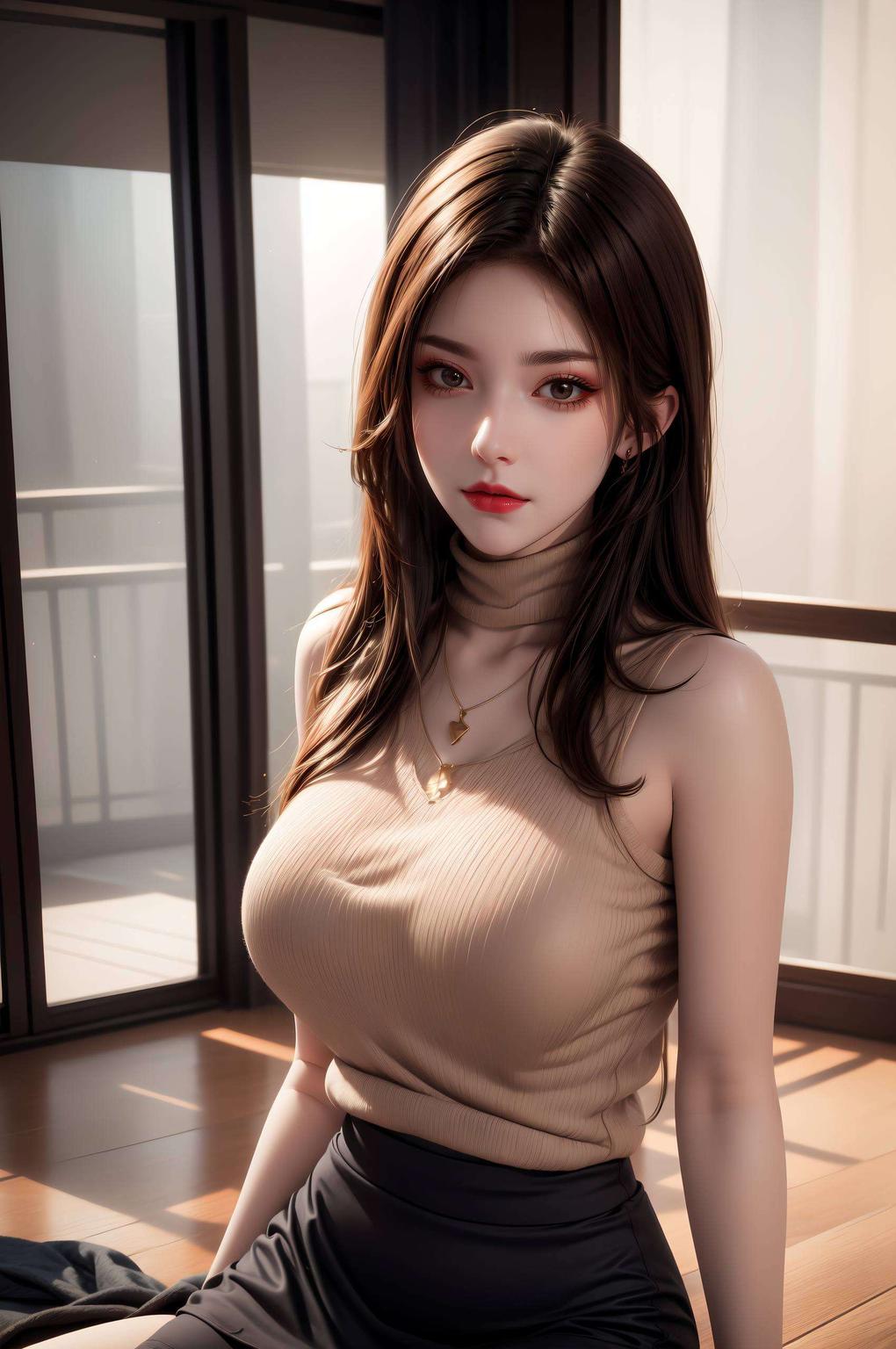 神秘蛇发女妖静态壁纸中的动态之美