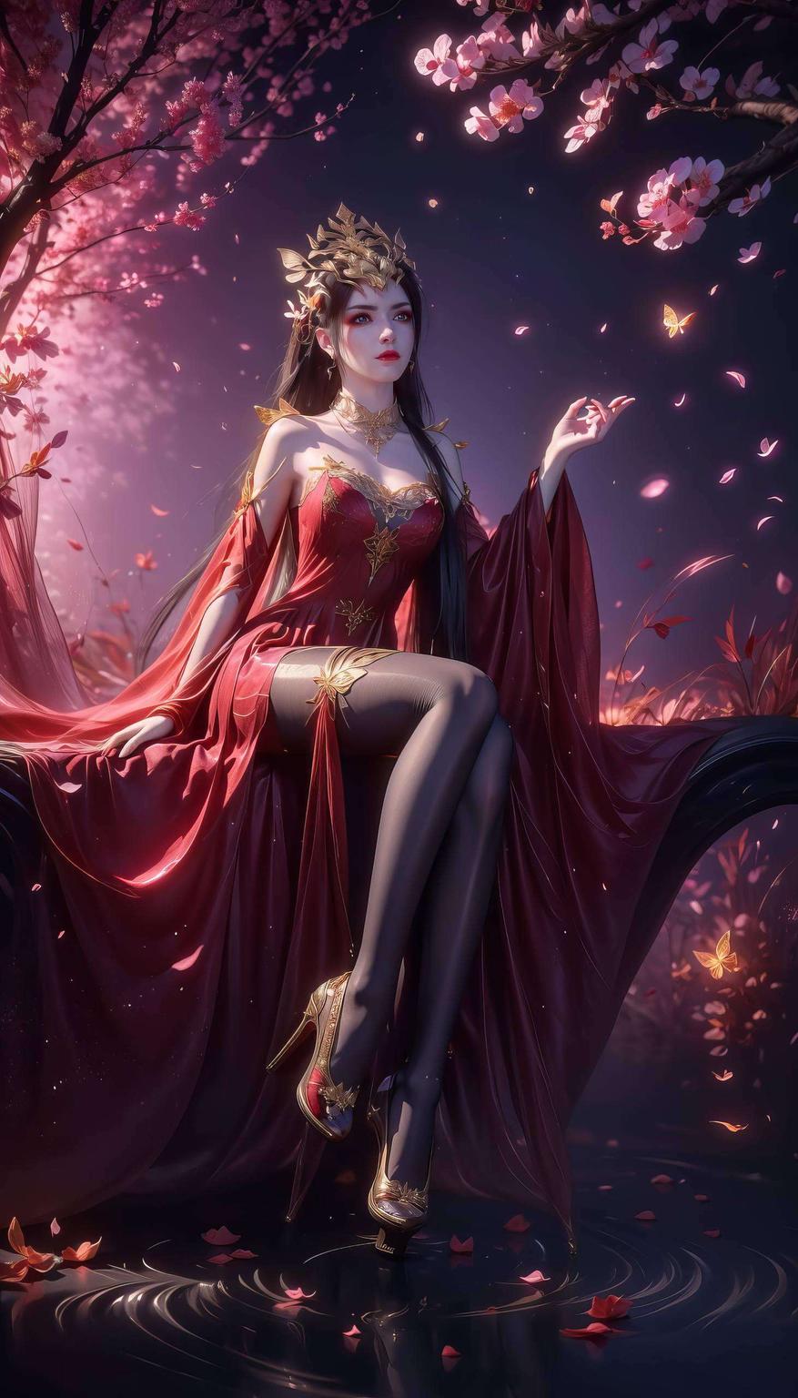 神秘眼神交织爱意