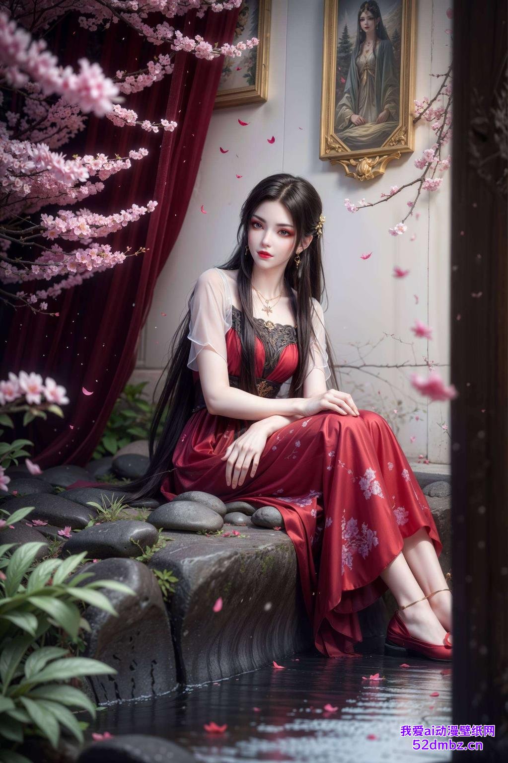 背景深邃尽显女王霸气