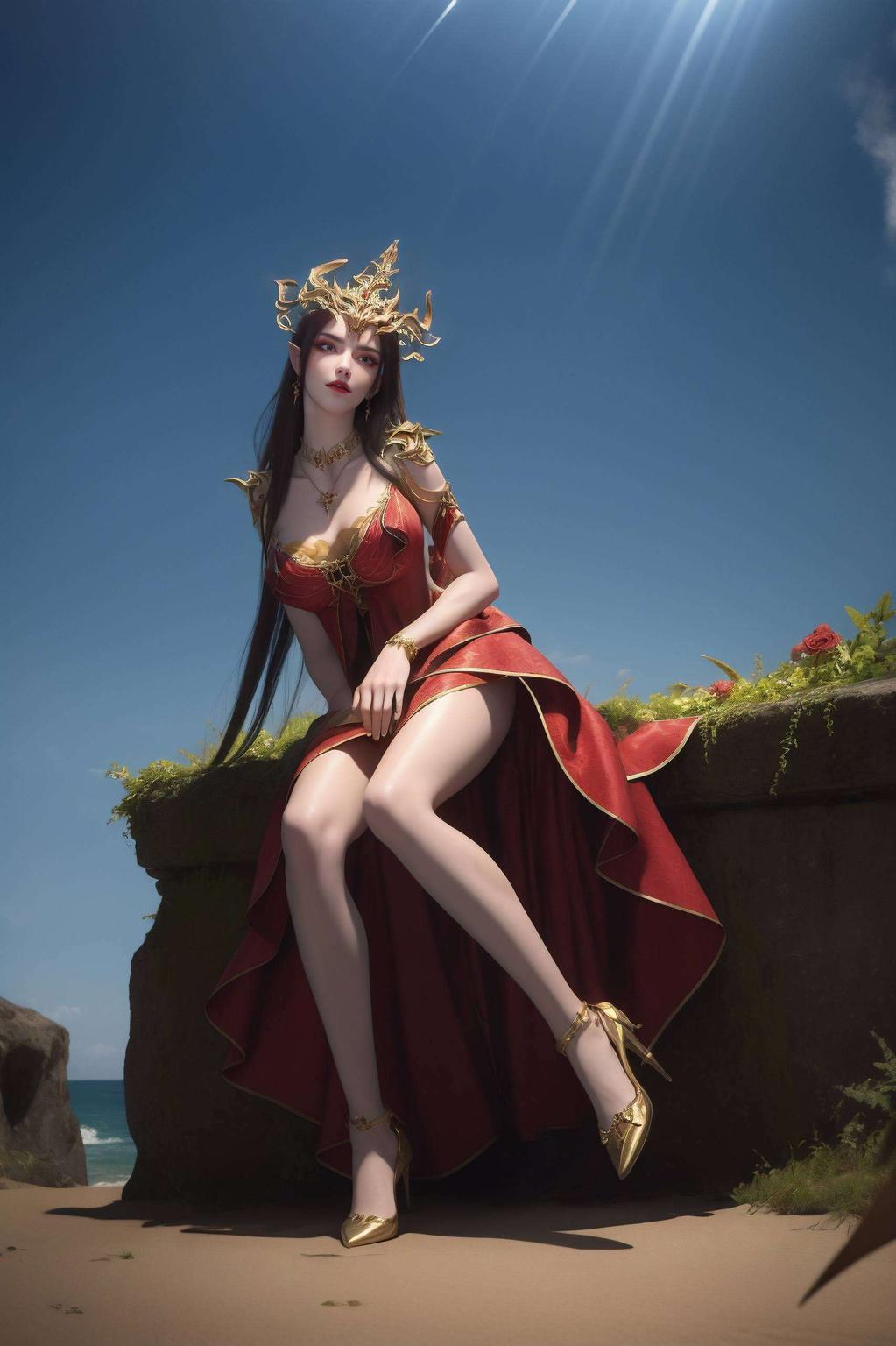 细节精致斗破苍穹迷们看过来！这款高清Win10美杜莎同人壁纸