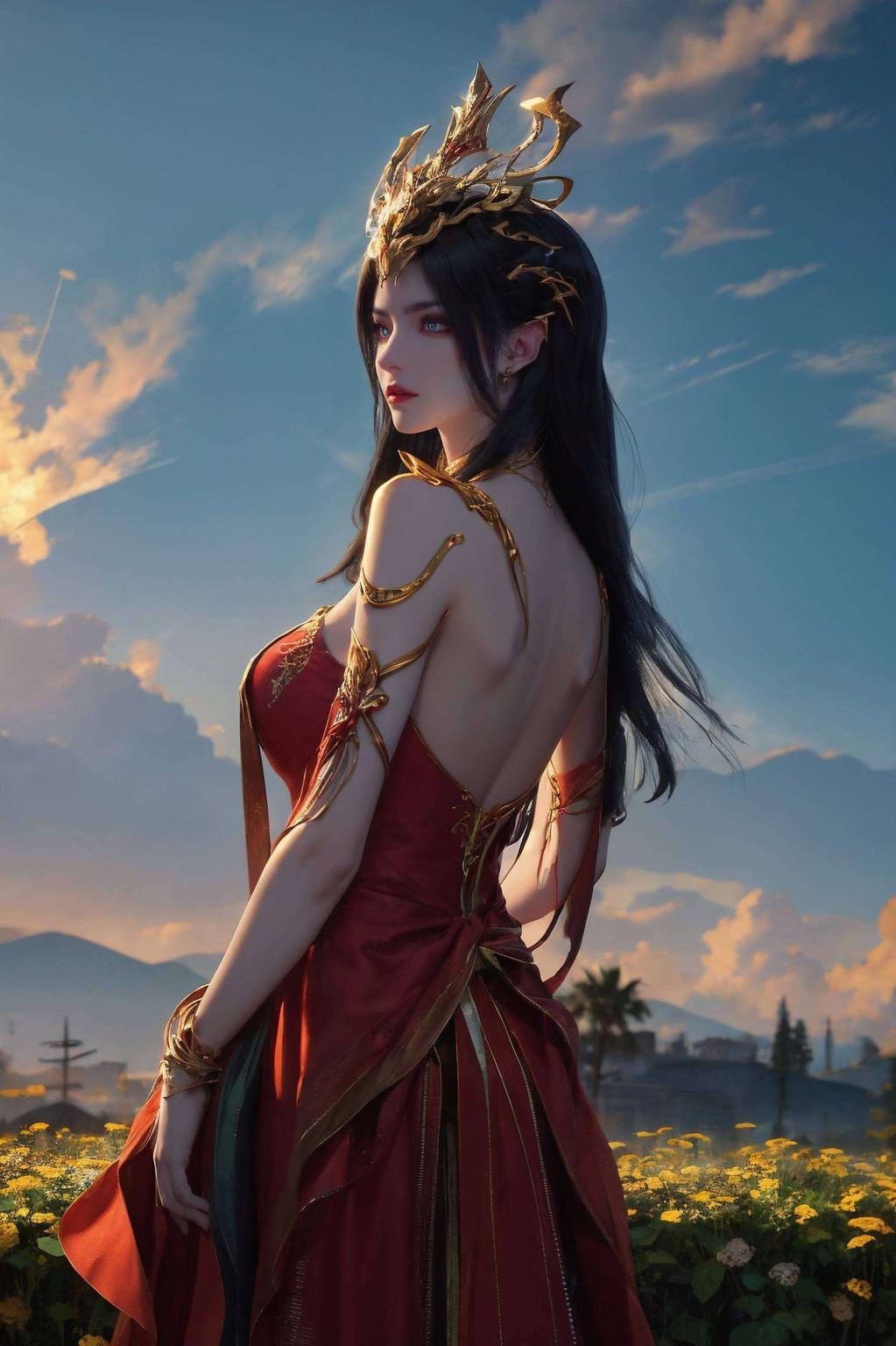 蓝光闪耀唯美壁纸斗破苍穹中美杜莎