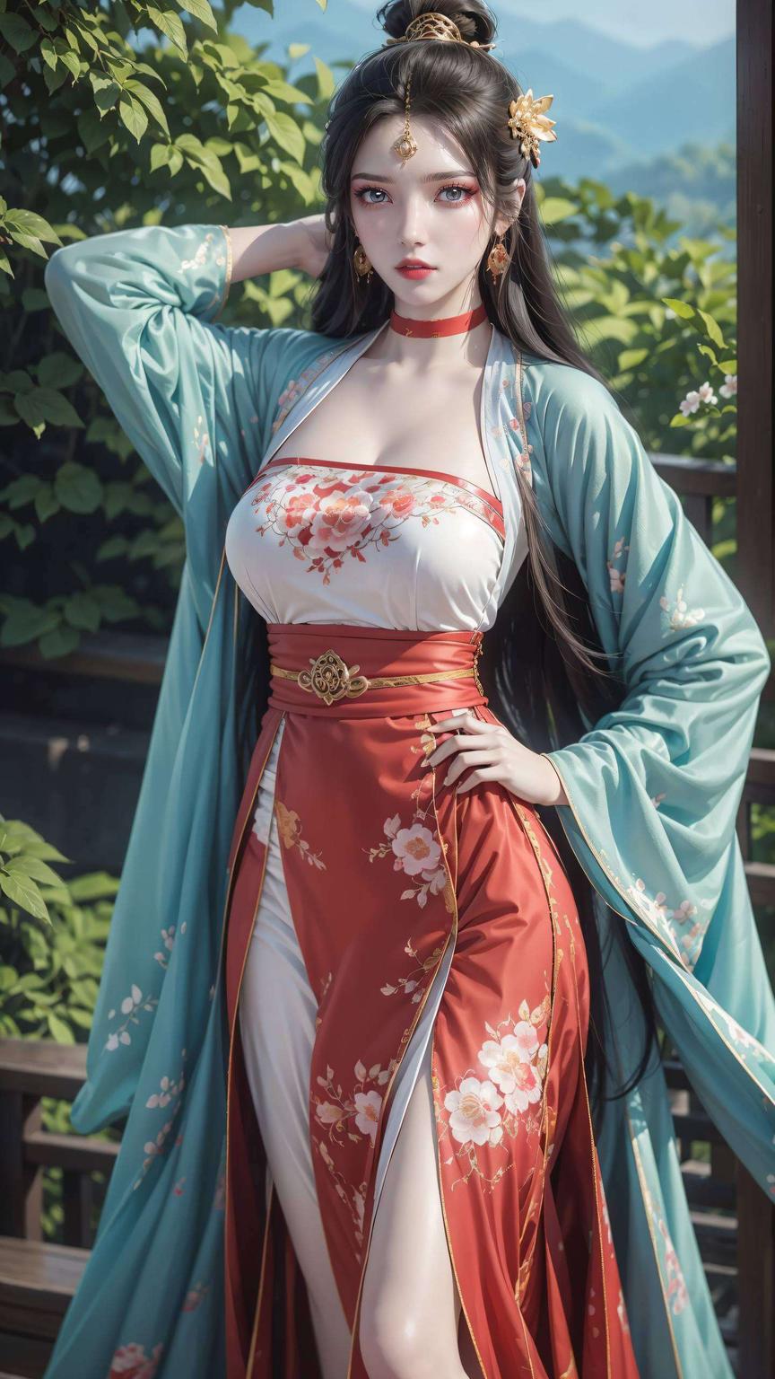 每一帧都是视觉盛宴感受女主墨云的独特魅力！