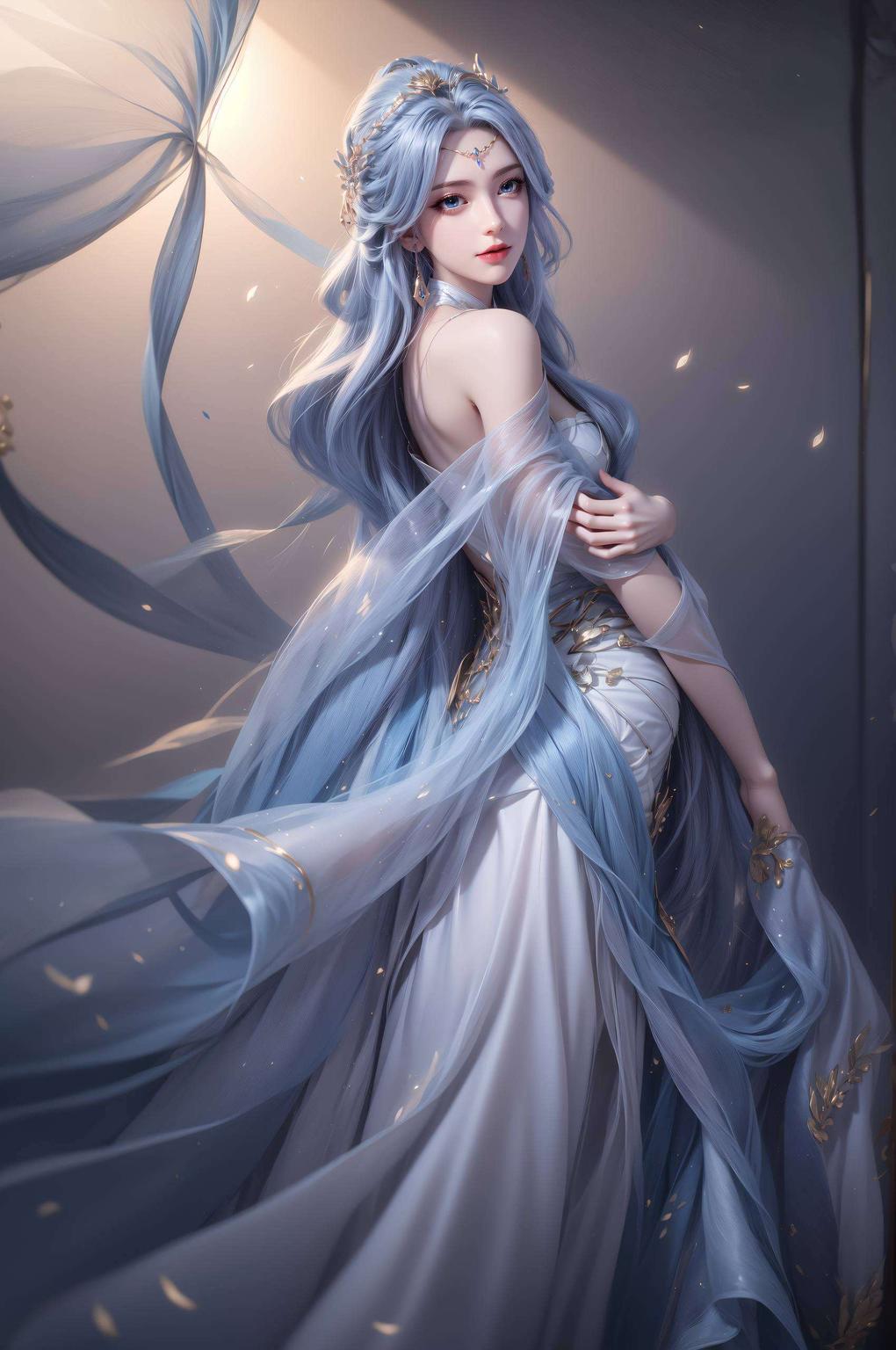 宁雨蝶翩翩登场清新脱俗