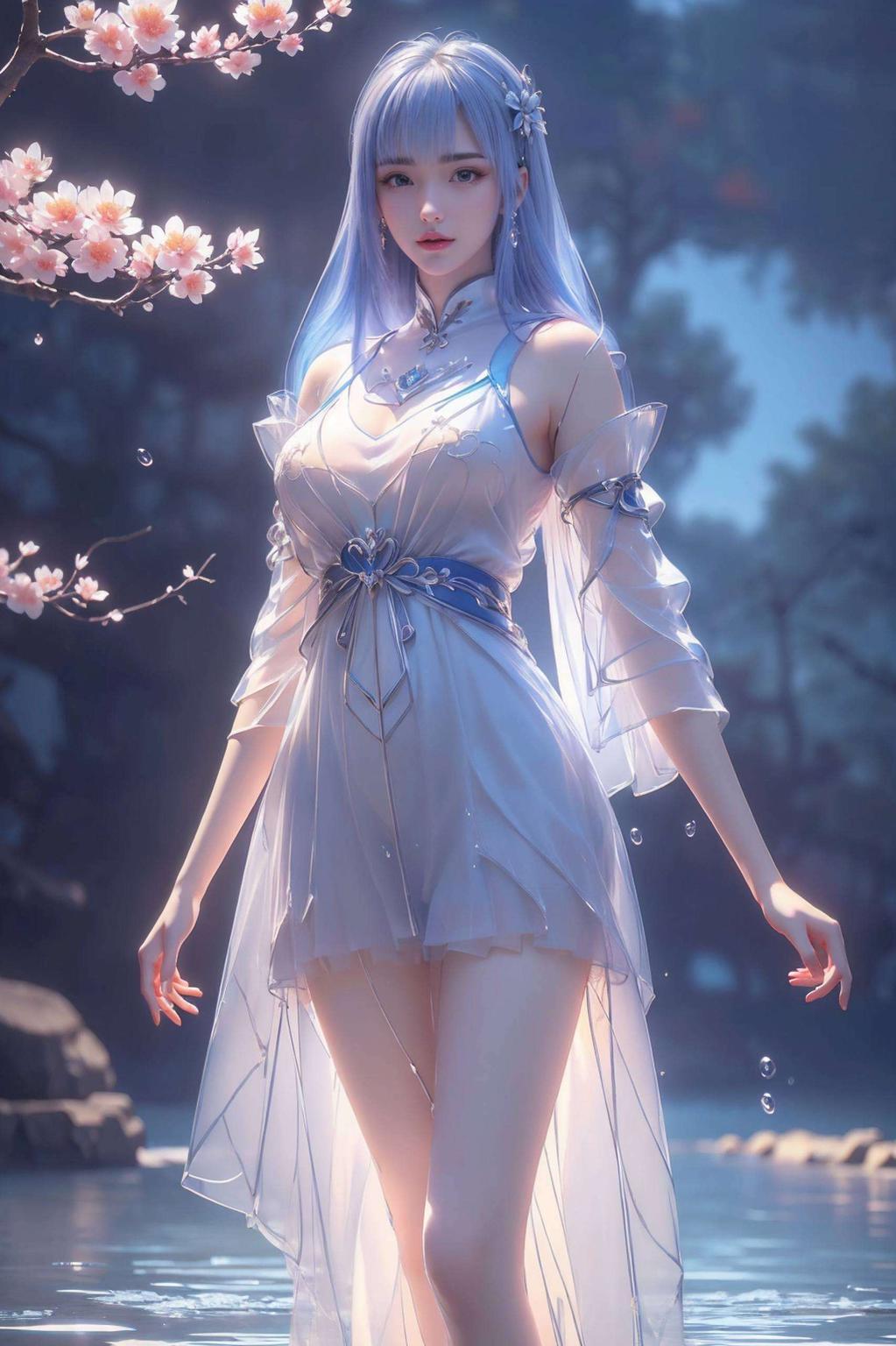 壁纸映笑颜宁雨蝶轻舞