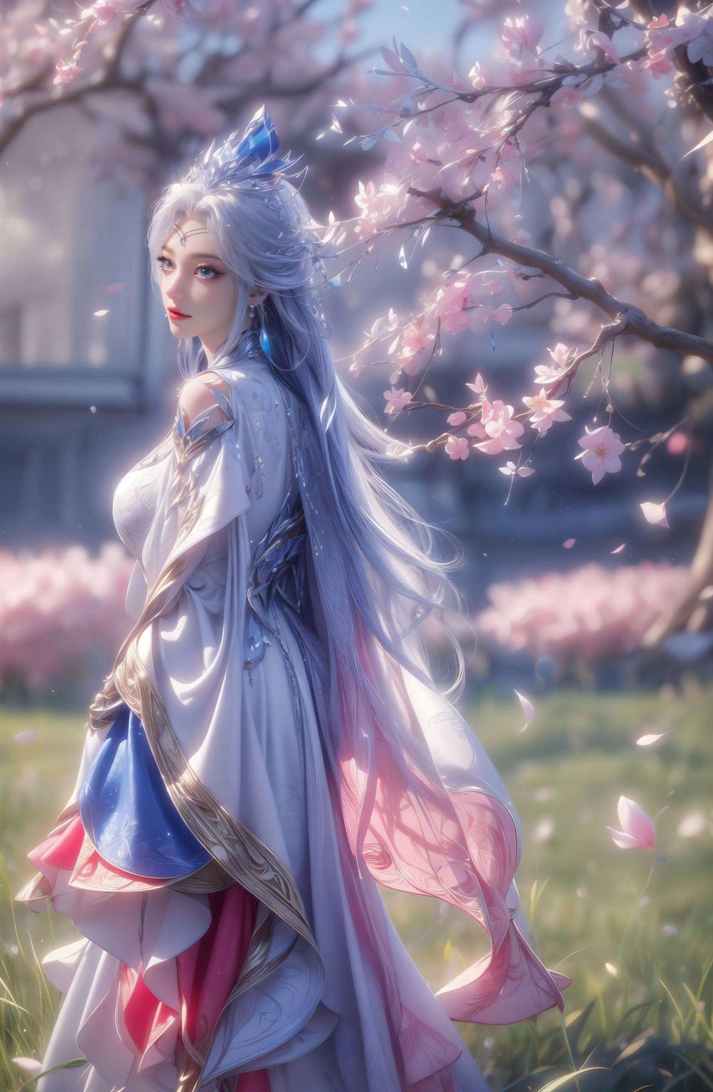 犹如女主宁雨蝶的清新气质美不胜收