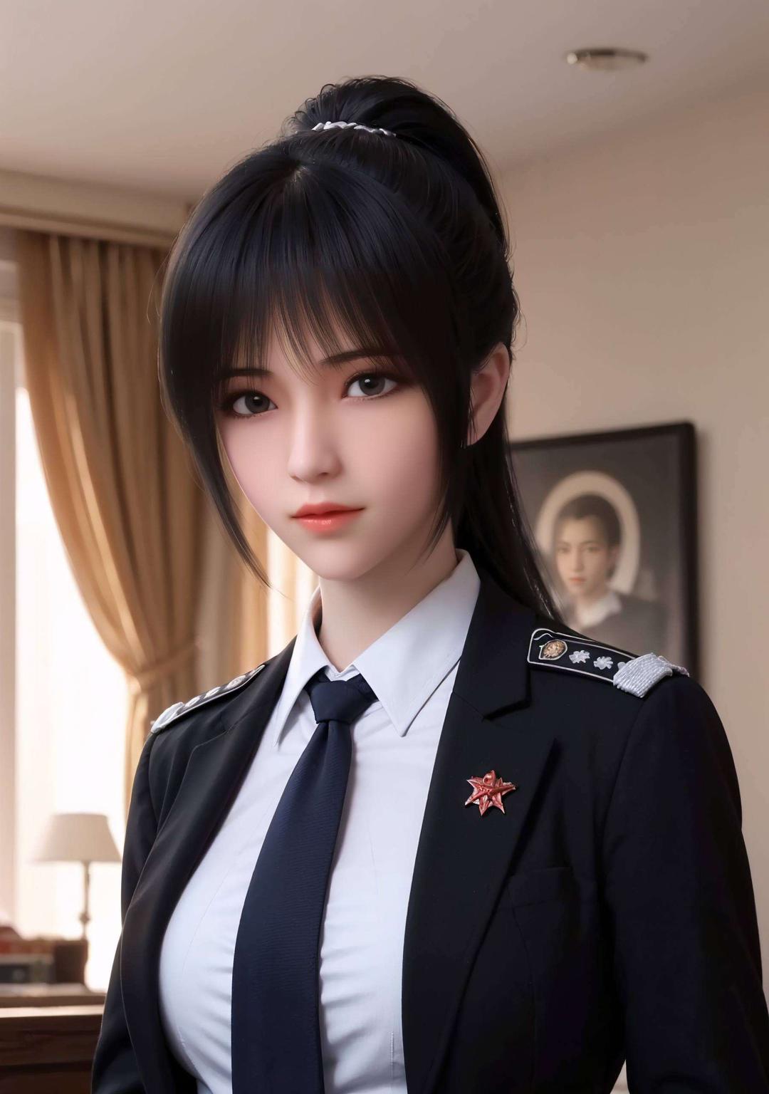 这款AI壁纸雄兵连琪琳横屏动态壁纸动态效果