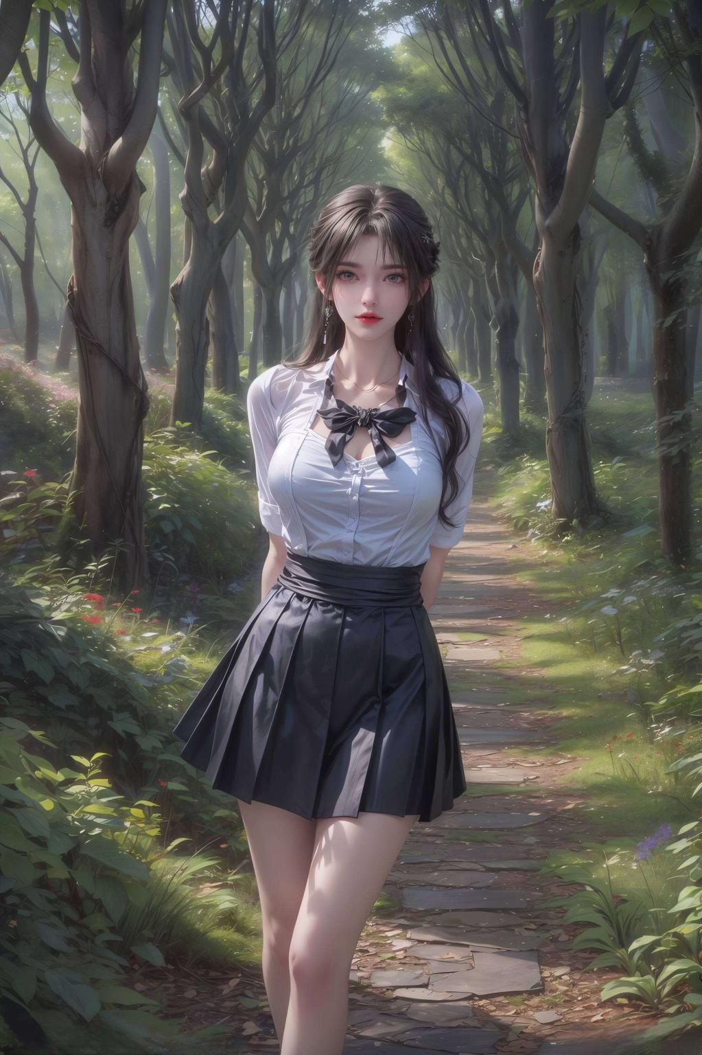 宽屏视觉盛宴！高清动漫美景清漪电脑桌面壁纸