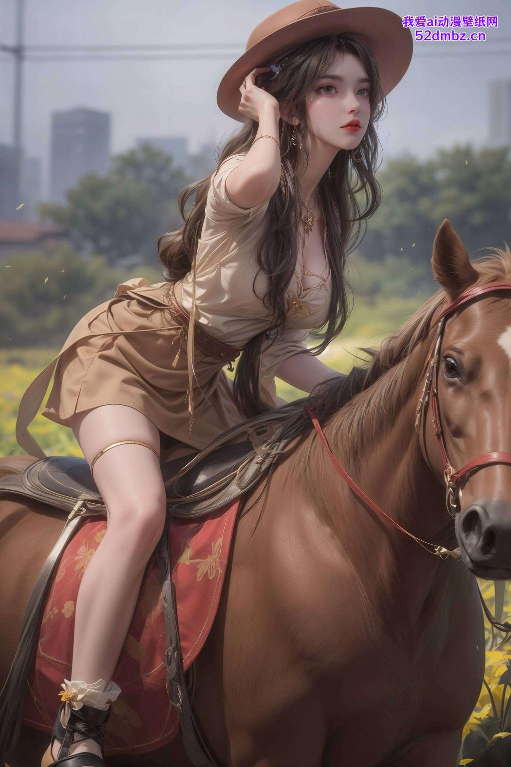 高清细腻清漪建模壁纸高清图片