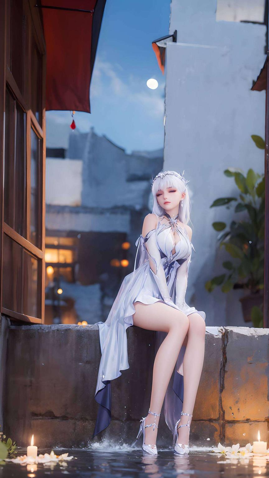 仿佛藏着千言万语画面中她眼神忧郁