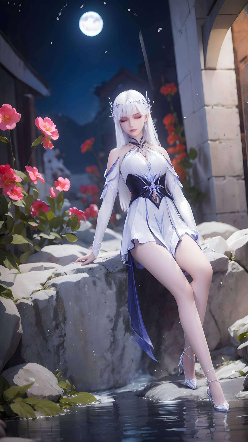 快来收藏吧！”今天给大家带来一组古风满满的圣采儿神图壁纸