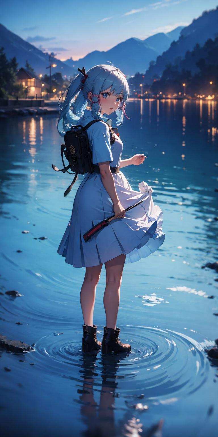 古风韵味尽显神里凌华风景壁纸