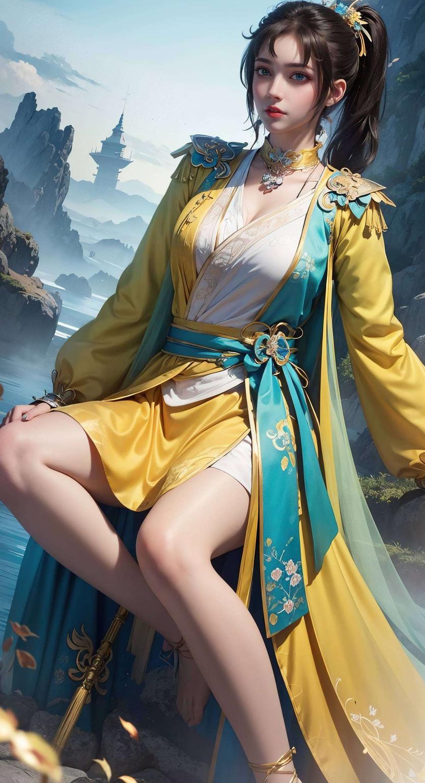 4K高清细腻展现！浩渺星河映衬神秘少女星空壁纸司空千落