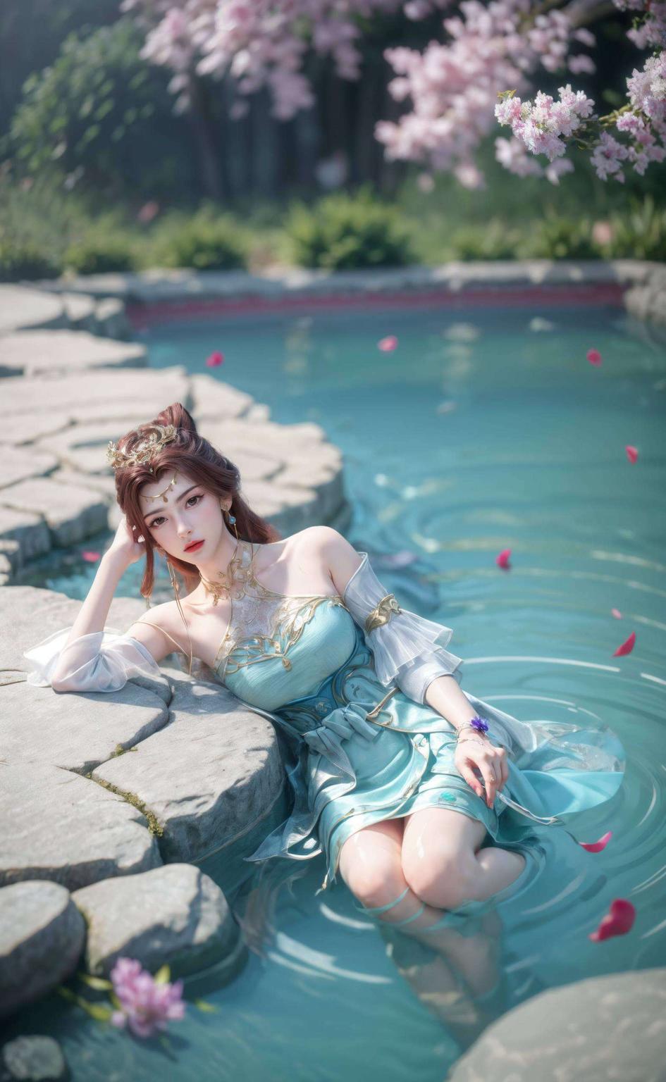 主角是我们国漫中的大美女苏灵韵！高清竖屏今天给大家带来一组超美的紫色系免费壁纸