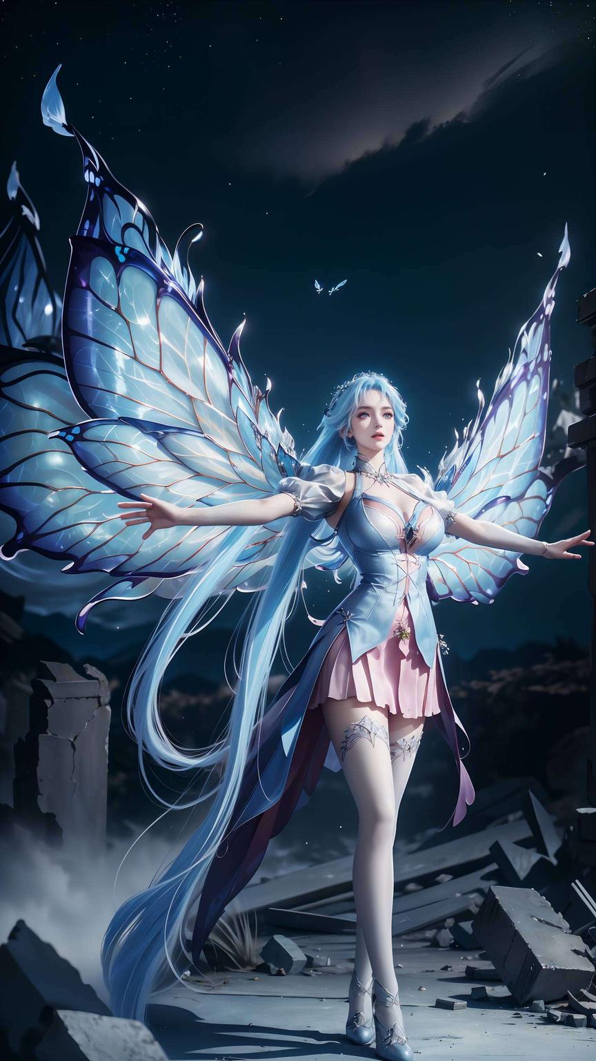 犹如仙境中的画卷🦋🌸 这款壁纸将带你进入一个梦幻般的古风世界